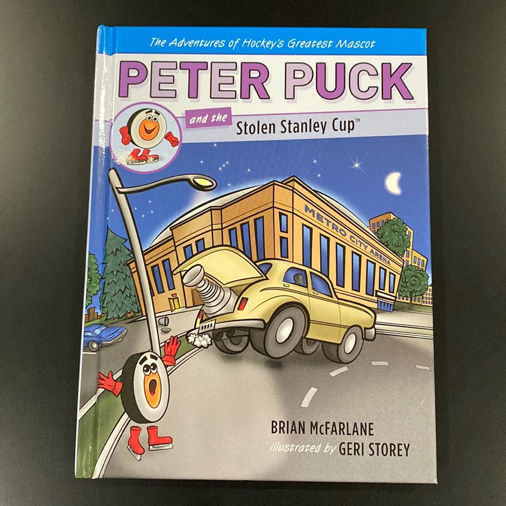 Peter Puck and the Stolen Stanley Cup by Brian McFarlane - Hardcover Book